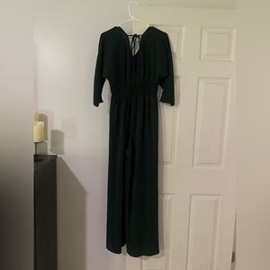 Women's emerald green jumpsuit size M